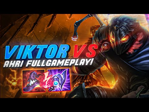Let's Carry With Electrocute VIktor! | Season 11 Viktor vs Ahri Full Gameplay!!
