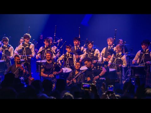 The Rise - Skerryvore ft Strathallan School Pipe Band LIVE at Perth Concert Hall