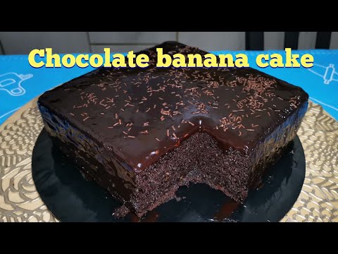chocolate banana cake recipe#liezelseastres#baking#chocolatebananacake
