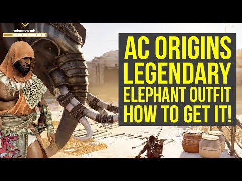 Assassin's Creed Origins Tips How To Get LEGENDARY ELEPHANT OUTFIT (AC Origins Outfits) Video
