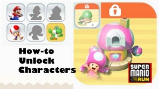 How-to unlock characters in Super Mario Run