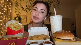 Download lagu ASMR McDonald’s Mukbang ( BigMac, Nuggets, Poutine, Crispy Fries)   mp3