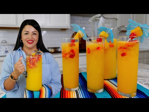 Quick and CHEAPER way to make REFRESHING Agua Fresca! POBRESITA Agua Fresca Recipe