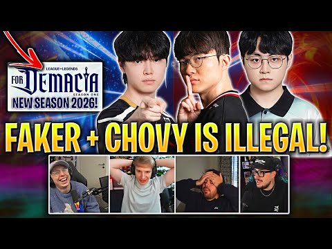FAKER + CHOVY is ILLEGAL!😱 | Streamers React to LCK 2026 SEASON OPENING