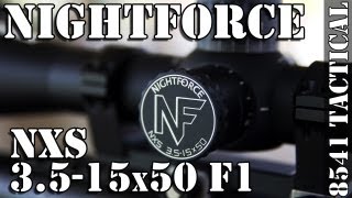 Video: Nightforce NXS 3.5-15x50mm ZeroStop Belyst MOAR - 30MOA
