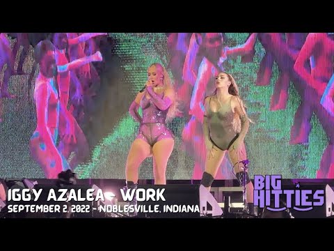 Iggy Azalea - Work - Noblesville, Indiana on September 2, 2022