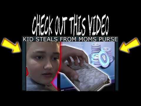 KID STEALS MOMS CREDIT CARD AND BUYS V BUCKS FamilyOFive Reupload