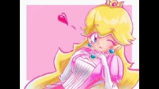【イラストメイキング】ピーチ姫を描いてみた - Making illustration Princess Peach