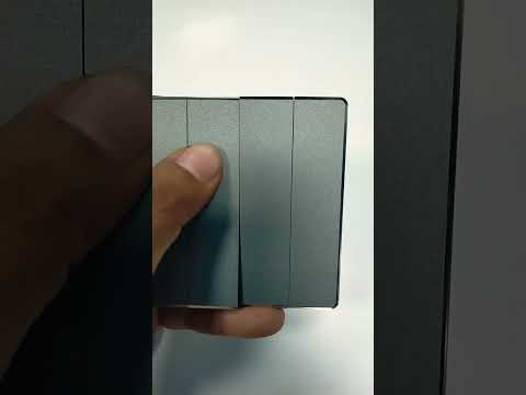 SUPER STAR Alpha Series 4 Gang 1Way Switch #switch #alphaswitch #shorts @electricalelectronicshub