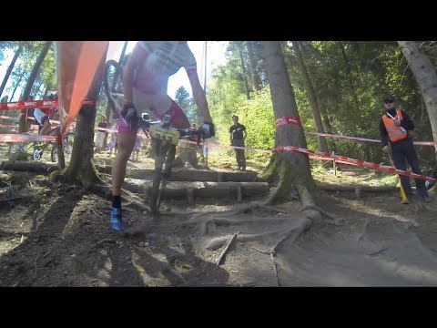 MTB Cross Country Crash! GoPro Falls On The Track !
