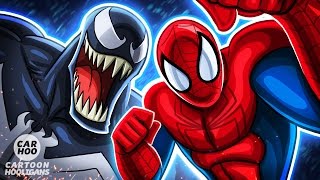 SPIDERMAN vs VENOM in Kamen Rider Style【 Marvel Superheroes Parody 】