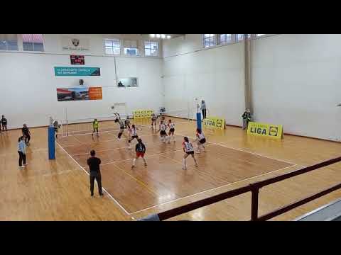 Ponto final do 2º set - Sporting CP vs Leixões SC