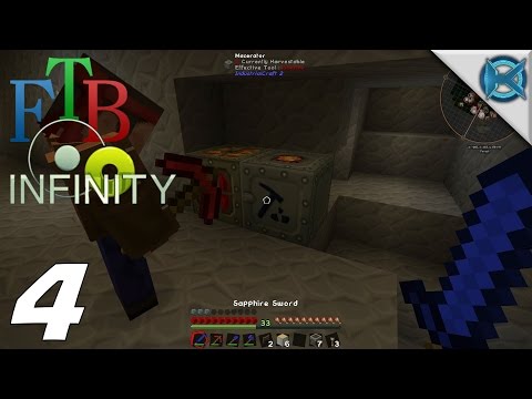 Minecraft FTB Infinity Multiplayer Gameplay / Let's Play (S-1) -Ep. 4- "Macerator and Generator"