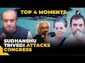 Top 4 Moments: BJP’s Sudhanshu Trivedi attacks Congress over Sam Pitroda’s ‘inheritance tax’ remark