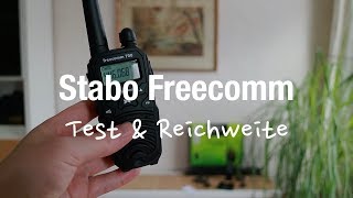Stabo Freecomm 700 PMR Funkgeräte (Test & Reichweite)