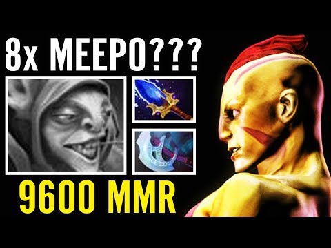 EPIC GAME - Antimage vs Pro MEEPO? Gameplay by Ramzess 9K6 MMR Dota 2
