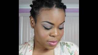 Bantu Knot Tutorial on Short Natural Hair - SimplYounique