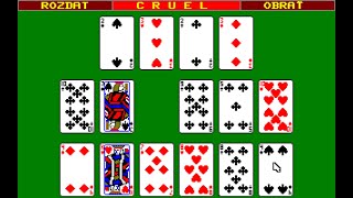 Sharp MZ-800 Game: Cruel (Card game) (19xx)