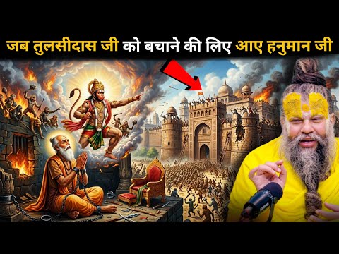 जब मुगल शासक ने किया तुलसीदास जी को कैद और हनुमान जी और वानर सेना  ने पूरा किला जला डाला 🤯