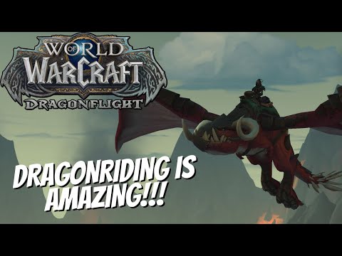 Dragonriding is AMAZING!! | World of Warcraft Dragonflight - Krimson KB Reacts