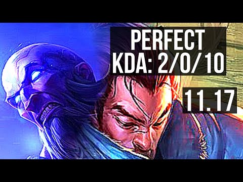 RYZE vs YASUO (MID) | 2/0/10, 74% winrate | EUW Master | v11.17