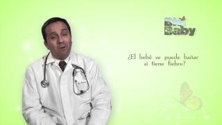 ¿El bebé se puede bañar si tiene fiebre?