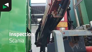 Scania R124 R 124 LB 6X2 NA 75190 6X2 HMF 1063 K2 Kran Crane Lift Axle dump truck | Image 4 - Autoline