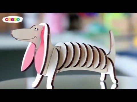 Миниатюра изображения товара Развивающая игрушка Woody Такса Пружинка / 00709