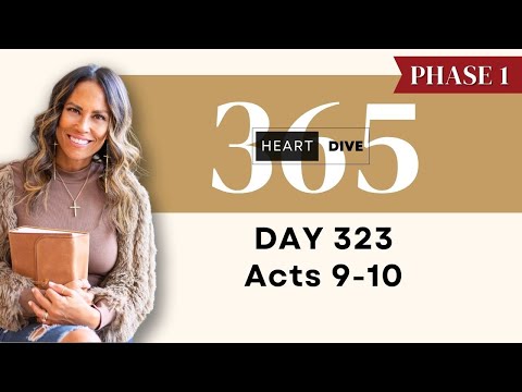 Day 323 Acts 9-10 | Daily One Year Bible Study | Audio Bible Reading w/ Commentary | New Testament