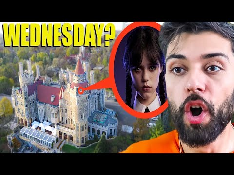 WE FOUND WEDNESDAY ADDAMS' HOUSE! (You'll be shocked)