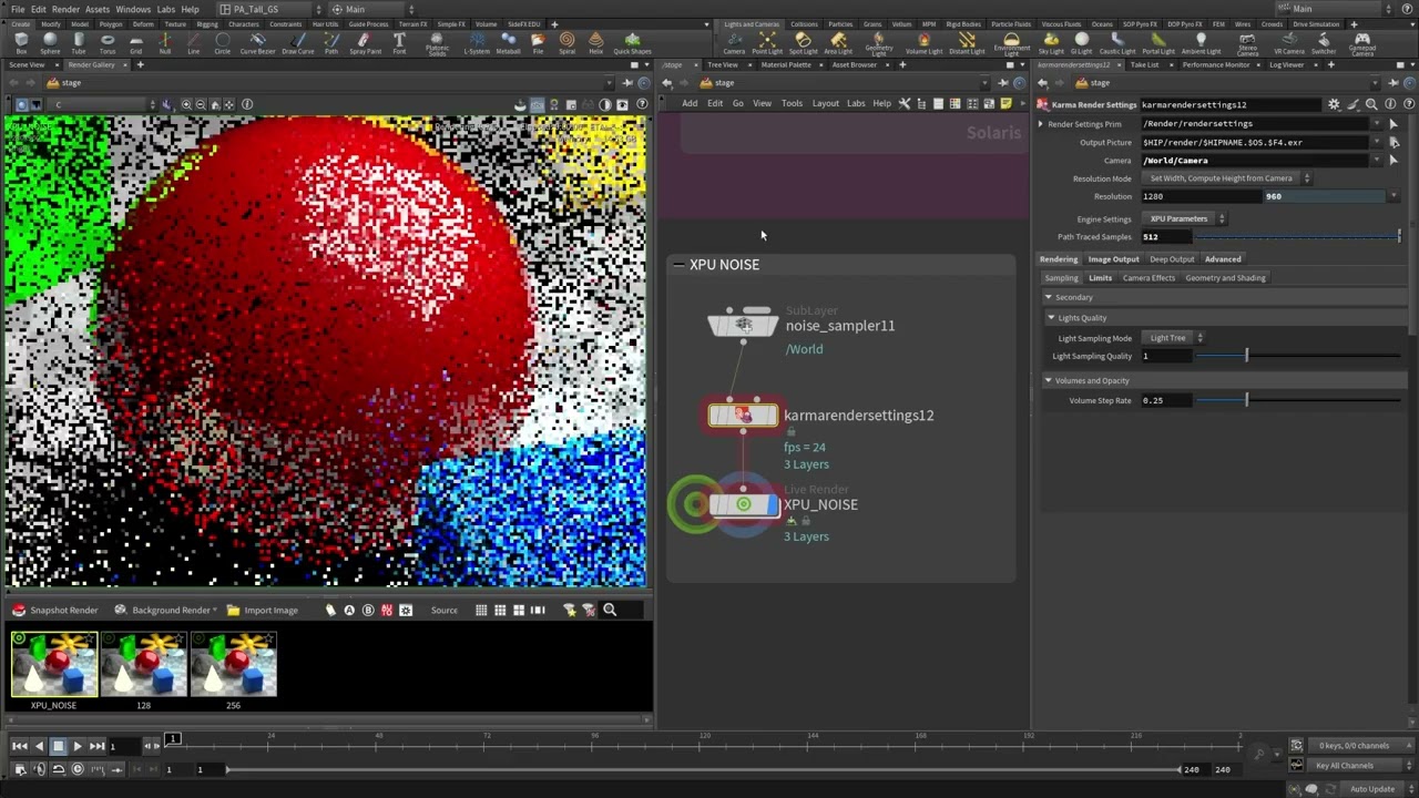 Refining Karma Renders 17 | Reducing XPU Noise
