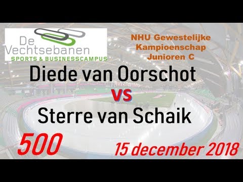 Diede van Oorschot vs Sterre van Schaik 500 VechtseBanen 20181215