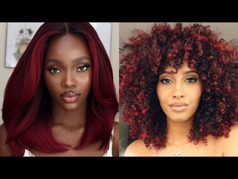 Black Women Rocking Red Hair Color Trend #Shorts