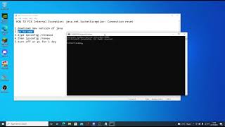 HOW TO FIX Internal Exception: java.net.SocketException: Connection reset