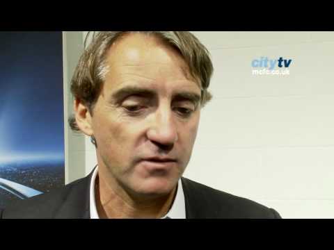 Manchester City 2-1 Villarreal: Roberto Mancini's post match thoughts on the Champions League win