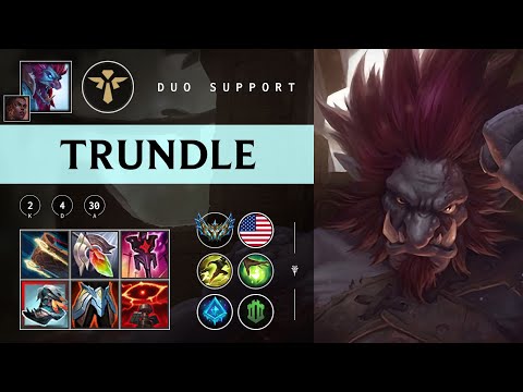 Trundle Support vs Rakan - NA Challenger Patch 25.23