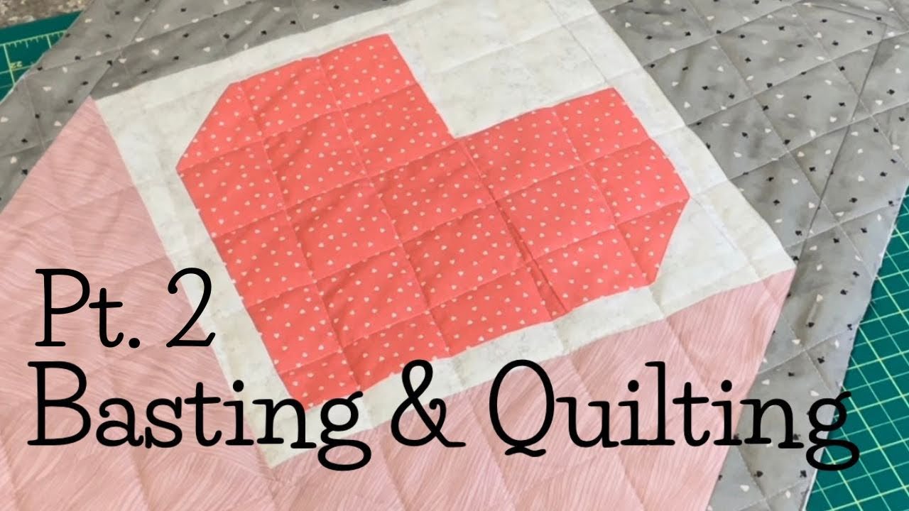 Easy pin basting and quilting with a Walking foot.