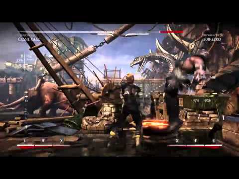 MKX new patch Hollywood Cassie corner combos