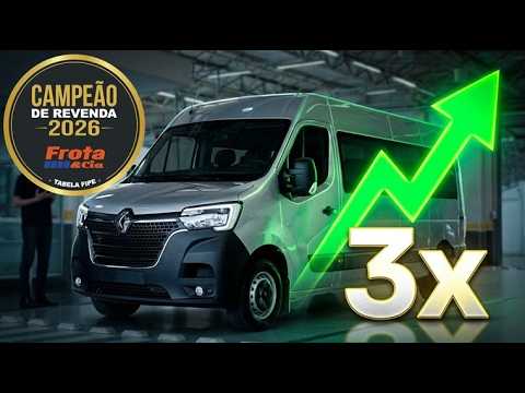 Renault Master conquista tripla conquista no Prêmio Campeão de Revenda 2026