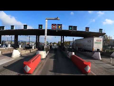 France. Autoroute A43- Italia. Autostrada A32. Lyon- Chambéry- Tunnel du frejus- Oulx. 15.11.2024.