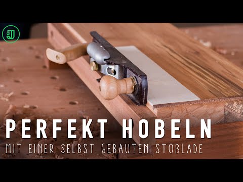 Stoßlade für perfekte Hobelergebnisse: Pimp Deine MINI-WERKBANK für Zuhause! | Jonas Winkler