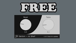 Video thumbnail for FREE Air Shelf by Bertom Audio by FREE PLUGINS FREE