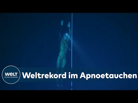 131 METER OHNE SAUERSTOFF: Russischer Apnoe-Taucher Alexei Moltschanow stellt neuen Weltrekord auf