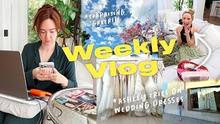 Weekly Vlog: Wedding Dress Shopping + Surprising Greer!!