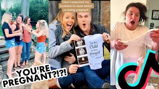 BEST Pregnancy Announcement TikTok Compilation! TikTok Telling Boyfriend I'm Pregnant Part 4!