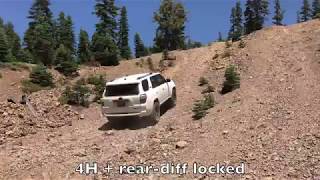 2017 5th Gen 4Runner TRD Pro A-TRAC Loose Rock Hill Demo in 4K