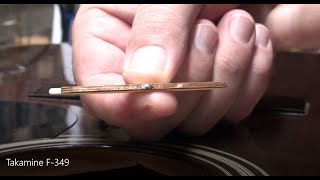 Video thumbnail for Pickup Trouble with a Takamine F-349 Acoustic Guitar by Manotick StringWorks