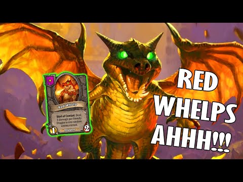 TOO MANY RED WHELPS!!! - Hearthstone Battlegrounds