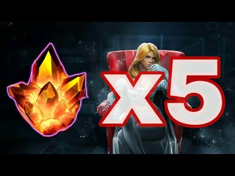 5x 4 Star Crystal opening | Marvel contest of champions