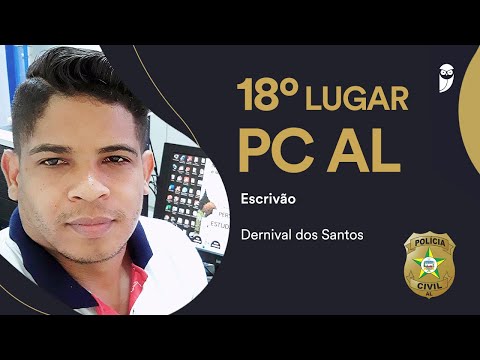 INTERVIEW: Dernival dos Santos, approved in 18th place in the PC AL competition for the position ...